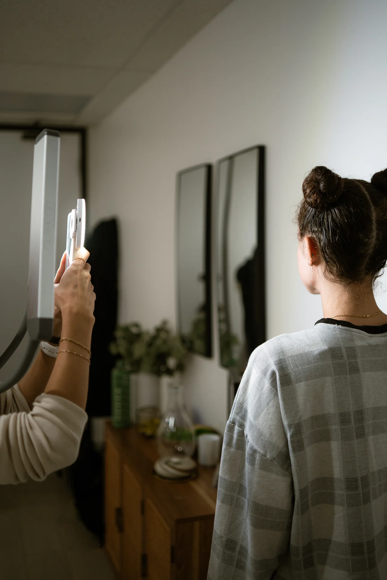 Clinician discussing weight loss program with patient